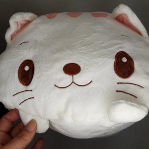 23.6 INCH CAT STUFFED ANIMAL PILLOW, NEW